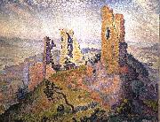 Paul Signac, Landscape with a Ruined Castle